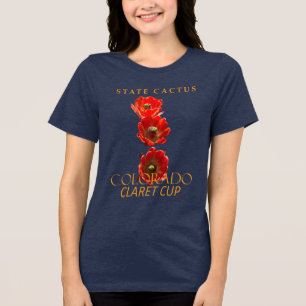 T-shirt En Tri-matière Territoire du Colorado Cactus The Claret Cup