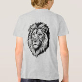 T-shirt En Tri-matière Tête de lion majestueuse (Verso)