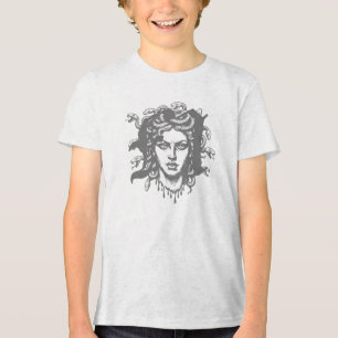 T-shirt En Tri-matière Tête de Méduse avec serpents