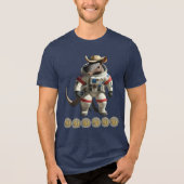 T-shirt En Tri-matière TexitCoin Gold Coin Back And Armadillo Front (Recto)