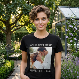 T-shirt En Tri-matière Texte personnalisé et photo
