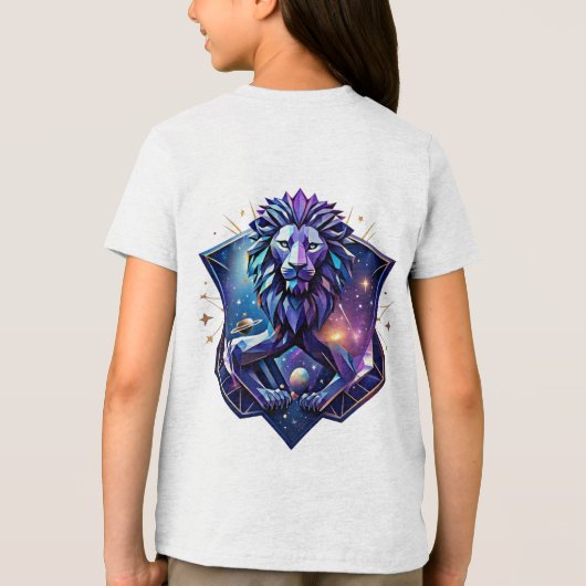 T-shirt En Tri-matière The Cosmic Geometric Lion (Verso)