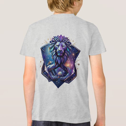 T-shirt En Tri-matière The Cosmic Geometric Lion (Verso)