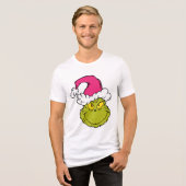 T-shirt En Tri-matière The Grinch in Pink Santa Hat (Recto plein)