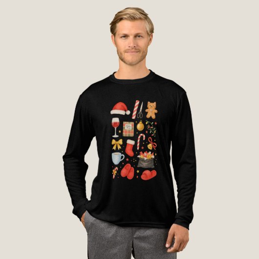 T-shirt En Tri-matière Thème de Noël (Recto complet)