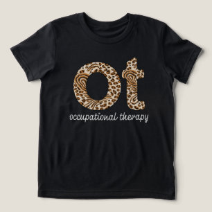 T-shirt En Tri-matière Thérapie occupationnelle OT Impression guépard