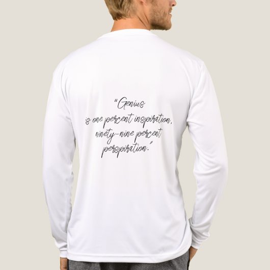 T-shirt En Tri-matière Thomas A Edison (Dos)