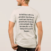 T-shirt En Tri-matière Thomas Jefferson (Verso)