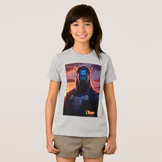 T-SHIRT EN TRI-MATIÈRE THOR (Recto plein)