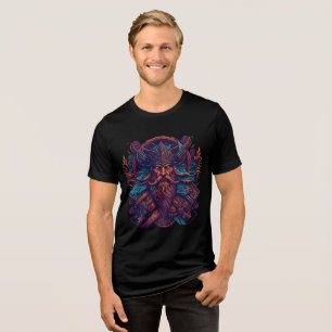 T-shirt En Tri-matière Thor Graffiti Storm - Retro Norse Power Tee