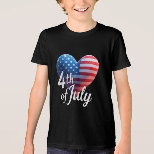 T-shirt En Tri-matière Threads de liberté : Gras American Pride Prints