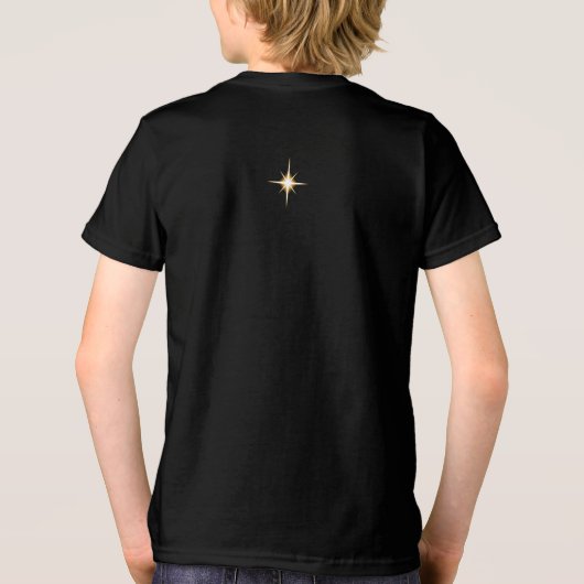 T-shirt En Tri-matière Three Wise Men Black & White Christmas Nativity (Verso)