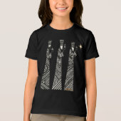 T-shirt En Tri-matière Three Wise Men Black & White Christmas Nativity (Recto)