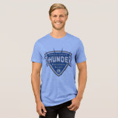 T-shirt En Tri-matière thunder blue (Recto plein)