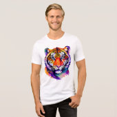 T-shirt En Tri-matière tigre (Recto plein)