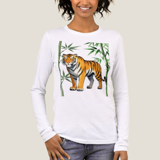 T-shirt En Tri-matière Tigre de dessin animé Cadeau Amateur de tigre Oran
