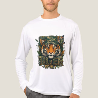 T-shirt En Tri-matière Tigre Esprit Hommes Bella+Canvas Tri-Blend Manches