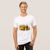T-SHIRT EN TRI-MATIÈRE "TIT" (Recto plein)