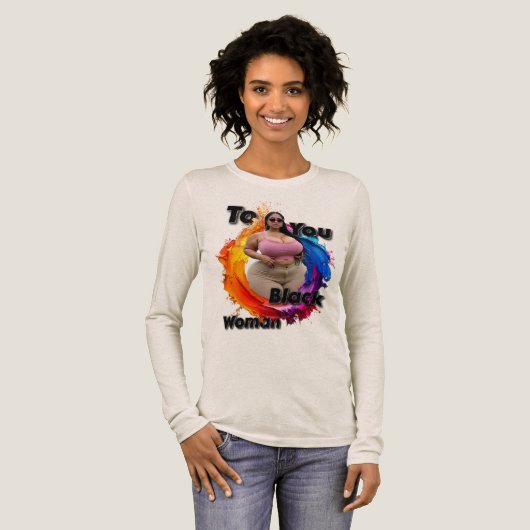 T-shirt En Tri-matière To You Black Woman (Recto complet)