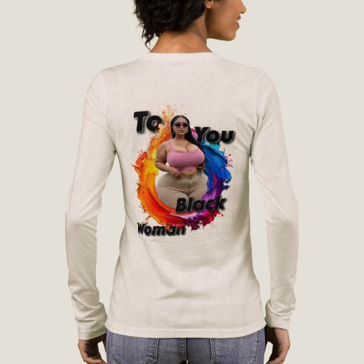 T-shirt En Tri-matière To You Black Woman (Verso)