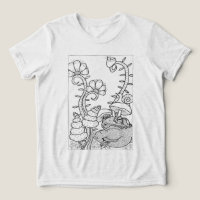 Toad avec fleurs d'imaginaire à la couleur