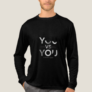 T-shirt En Tri-matière Toi contre Toi Chaque Jour Motivation Fitness Di