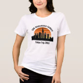T-shirt En Tri-matière Tokyo Japon Sunset Custom Trip femmes (Recto)