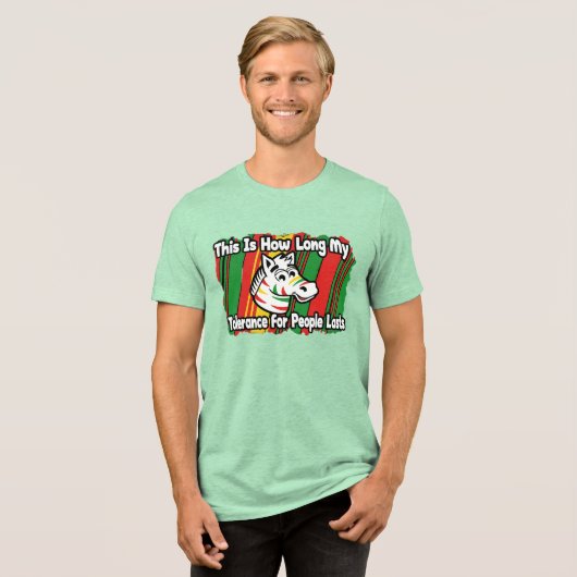 T-shirt En Tri-matière Tolérance (Recto plein)