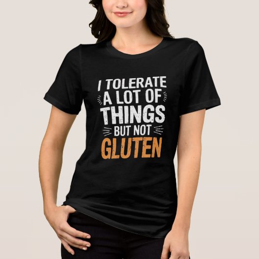 T-shirt En Tri-matière Tolérance gluten Unisex T-shirt style Softstyle - (Recto)