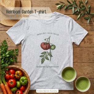 T-shirt En Tri-matière Tomate Heirloom Solanum Lycopersicum
