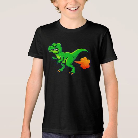 T-shirt En Tri-matière Tootin' T-Rex Funny Dino Fart (Recto)