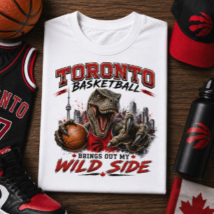 T-shirt En Tri-matière Toronto Basketball Déchaîne Mon Côté Sauvage