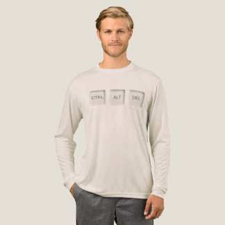 T-shirt En Tri-matière Touches CTRL ALT DEL de SlipperyJoe trois touches