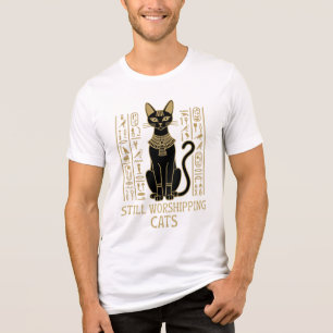 T-shirt En Tri-matière Toujours en adoration devant les chats – Hiéroglyp
