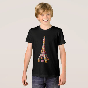 T-shirt En Tri-matière Tour Eiffel de Macaron