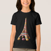 T-shirt En Tri-matière Tour Eiffel de Macaron (Recto)