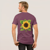 T-shirt En Tri-matière Tournesol & Soleil - Symbole de l'optimisme et de (Évier)