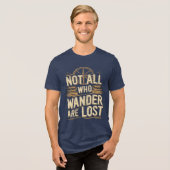 T-shirt En Tri-matière Tous ceux qui errent ne sont pas perdus (Recto plein)