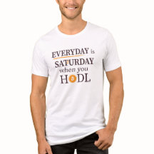 Tous les jours est samedi - T-shirt Bitcoin