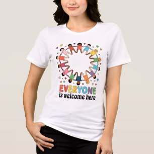 T-shirt En Tri-matière Tout Le Monde Est Bienvenue Ici Idaho Enseignant 6