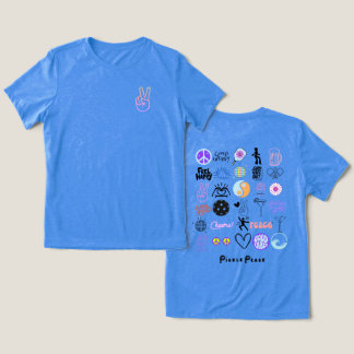 T-shirt En Tri-matière tout pickle bleu