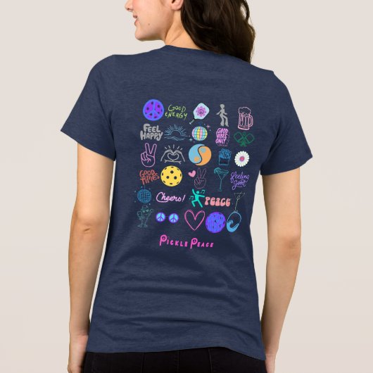 T-shirt En Tri-matière tout pickle calme (Verso)