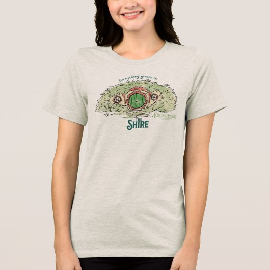 T-shirt En Tri-matière Tout pousse dans LA COMTÉ™ (Recto)