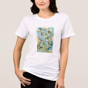 T-shirt En Tri-matière Toutes formes et tailles - Art géométrique moderne