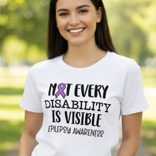 T-shirt En Tri-matière Toutes les incapacités ne sont pas visibles Épilep
