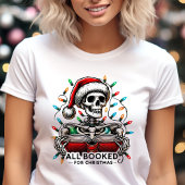 T-shirt En Tri-matière Toutes Réservées pour Noël Skeleton Holiday Vibes