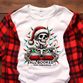 T-shirt En Tri-matière Toutes Réservées pour Noël Skeleton Holiday Vibes