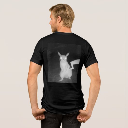 T-shirt En Tri-matière Trail Cam Pikachu : Sauvage & Whimsical (Verso intégral)