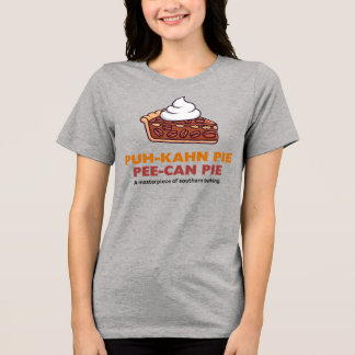 T-shirt En Tri-matière Tranche de tarte aux noix de pécan avec crème foue
