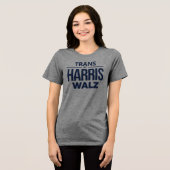 T-shirt En Tri-matière Trans pour Harris Walz (Recto plein)